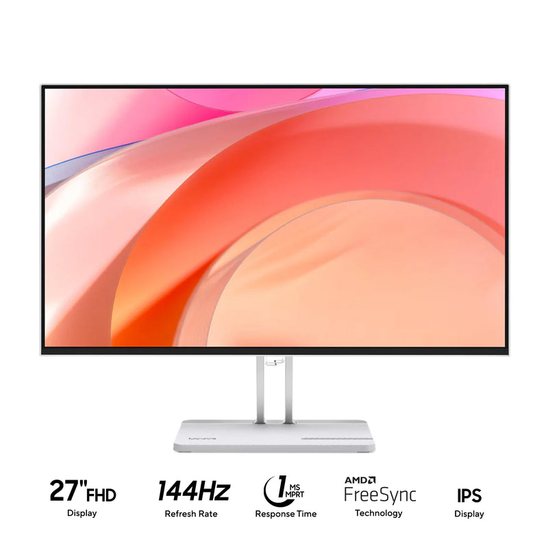 Lenovo L27-4C 67DEKAC1PH 27" FHD (1920x1080) 144Hz 1Ms MPRT IPS Monitor With Tilt Adjustment