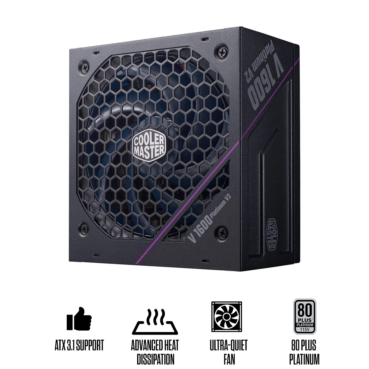 Cooler Master V Platinum 1600 V2 80+ Platinum ATX 12V Ver. 3.1 & PCIe 5.1 Fully Modular Power Supply (MPZ-G002-AFAP-BUS)