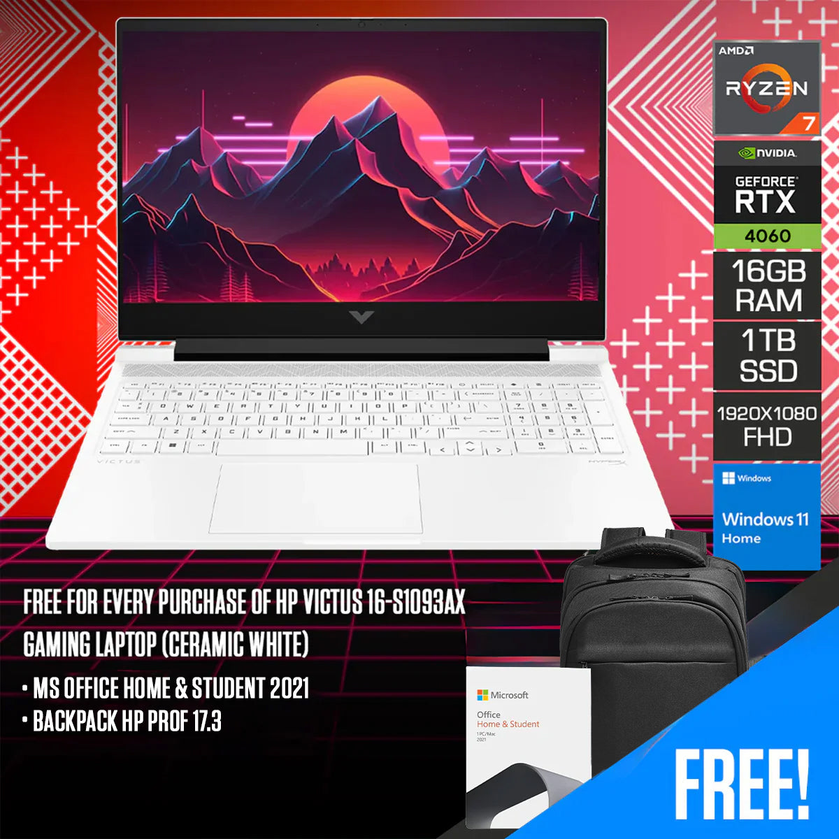 Victus by HPLaptop 16-e1064AX Victus 16（AMD） 製品詳細