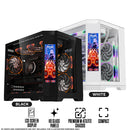 Coolman Spectra M-ATX/ITX PC Case with Customizable LCD Screen Display