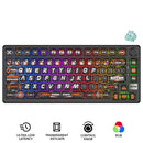 Royal Kludge RK-M75 HE Single-Mode RGB 81 Keys Hot-Swappable Mechanical Keyboard Hephaestus (Mint Switch)
