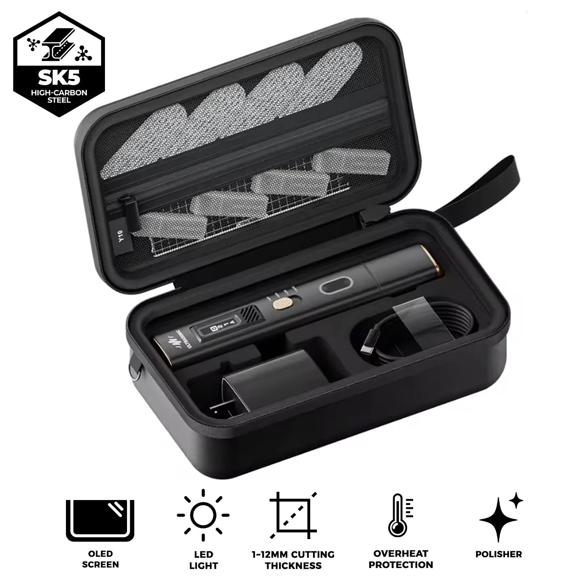 Jakemy 2-in-1 Handheld Ultrasonic Cutter & Polisher 35W 40kHz (JM-Y10 PRO)