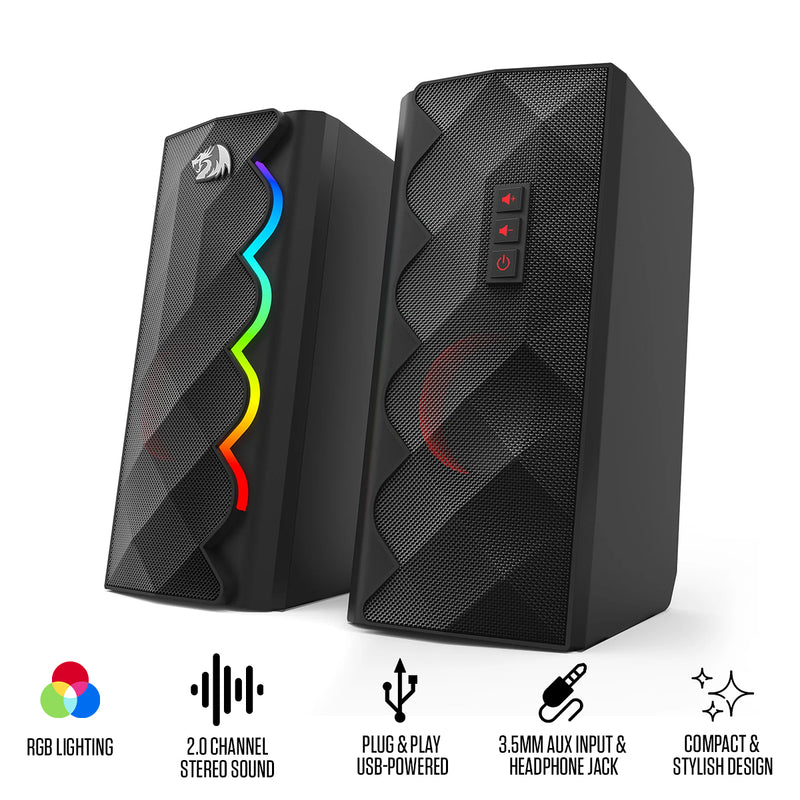 Redragon GS522 Cipher Stereo Gaming Speaker (GS522)