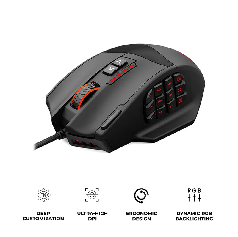 E-Yooso X-39 Pro RGB Wired Gaming Mouse (Black)