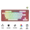 Redragon K673WR Ucal Max RGB Wireless 75% Hot-Swappable Gasket Mechanical Keyboard with Knob (Mint Mambo Switch) (White/Red) (K673WR-RGB-MAX)