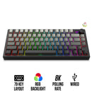 E-Yooso HZ-79 RGB 79-Keys Wired Magnetic Axis Keyboard Gradient Grey