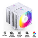 Jonsbo CR-3000E ARGB 120MM Dual-Fan / Dual-Tower CPU Cooler (White)