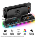 Nintendo Switch 2 Controller Charging Dock with Switch 2 TV Dock Storage (Black) (VG-SW205B)