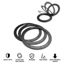 Skull & Co. MagStand Magnetic Ultra-Thin Ring Stand for Nintendo Switch 2 / Steam Deck / ROG Ally / Apple MagSafe Devices (Black) (ST-MAG-BK)