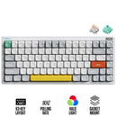 NuPhy Halo75 V2 QMK/VIA RGB Hot-Swappable 83-Key Wireless Mechanical Keyboard