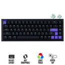 NuPhyX BH65 RGB 68-Key High-Profile Gaming Keyboard (Magnetic Jade Gaming Switch, Magnetic Jade Pro Gaming Switch) (Dark Matter)