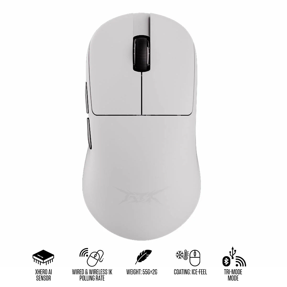 ATK Blazing Sky U2 SE Lightweight Wireless Gaming Mouse (White)