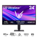 LG UltraGear 24G411A-B 24" FHD (1920x1080) 120Hz (O/C 144Hz) 1ms MBR G-SYNC Compatible / AMD FreeSync Premium Pro IPS Gaming Monitor with Tilt Adjustment