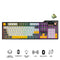 Ajazz AK35I V4 RGB Tri-Mode 100% 104-Keys Gasket-mounted Hot-Swappable Mechanical Keyboard (Black/Grey/Yellow) (Avocado Switch)