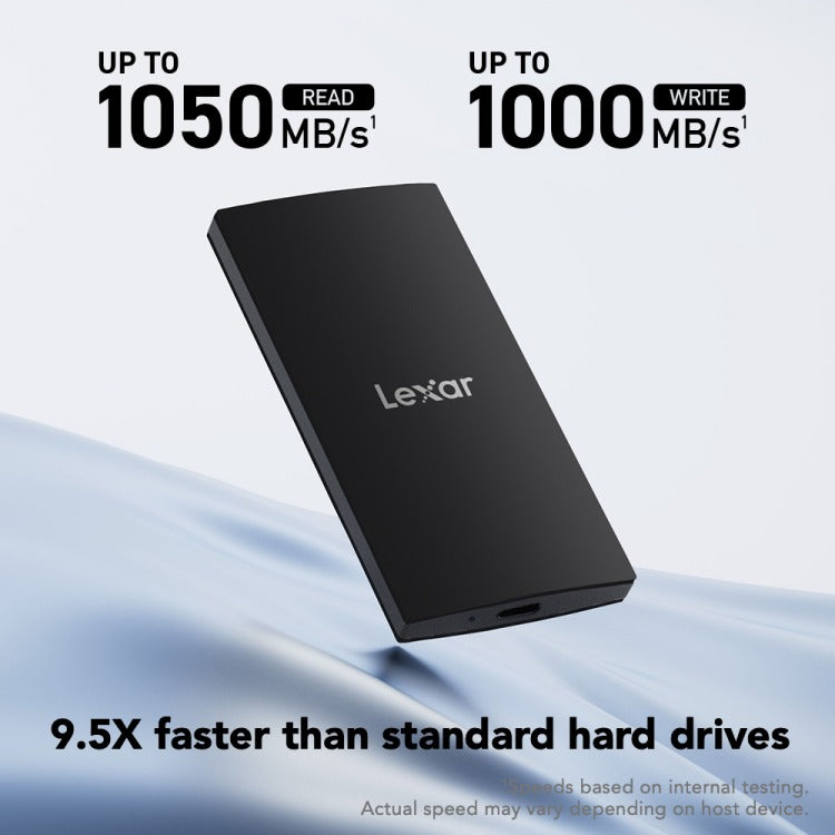 Lexar SL300 1TB USB 3.2 Gen 2 Type-C Portable SSD - Up To 1050MB/s Read & 1000MB/s Write
