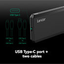 Lexar SL600 USB 3.2 Type-C Portable External SSD (Grey)