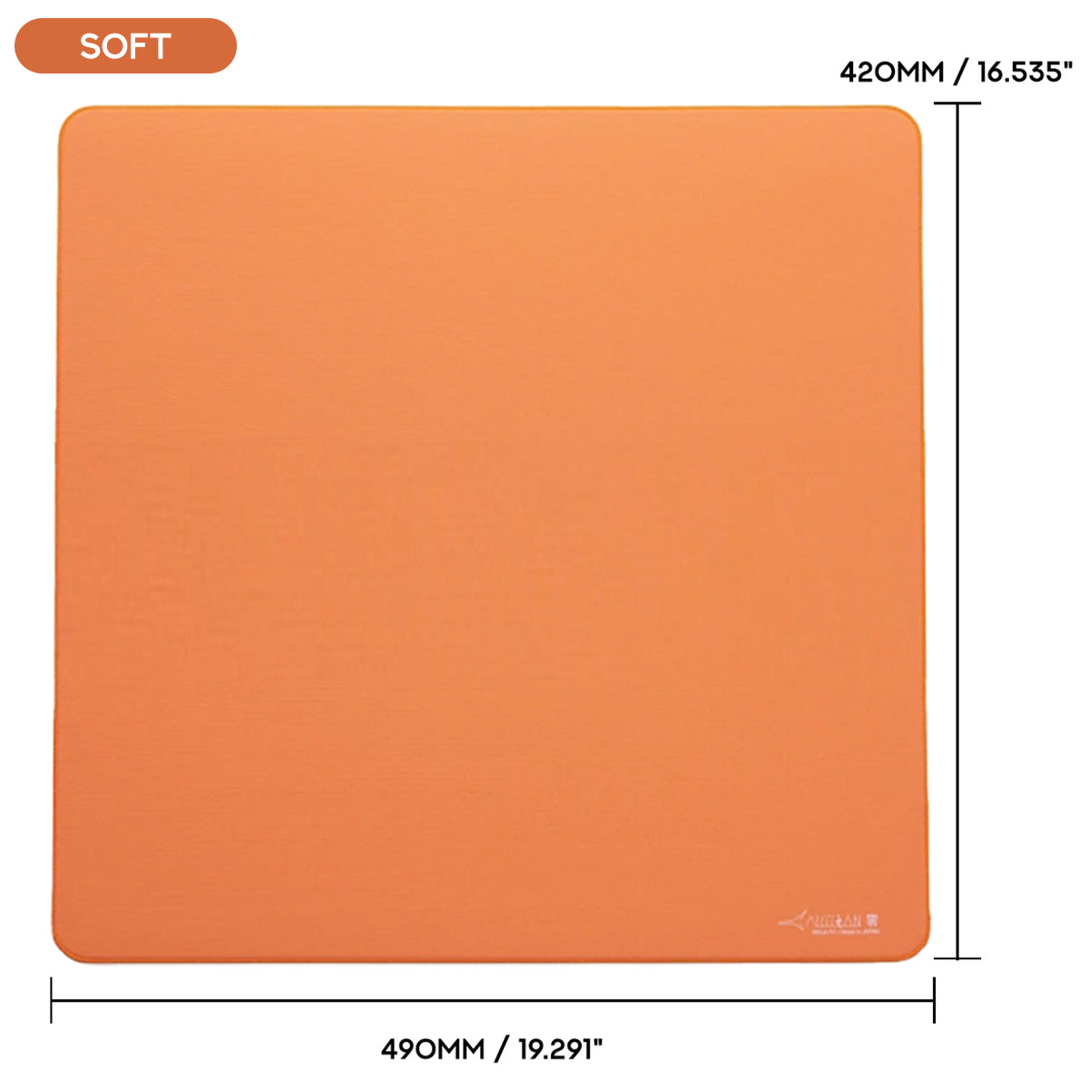 Artisan Ninja FX Zero Gaming Mousepad - Daidai Orange