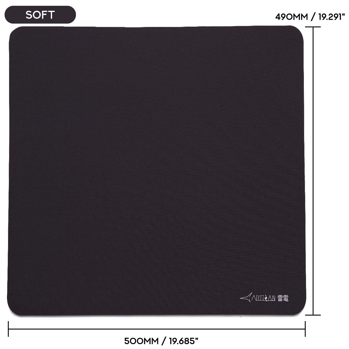 Artisan Raiden Classic Gaming Mousepad MID XL (Coffee Brown) 