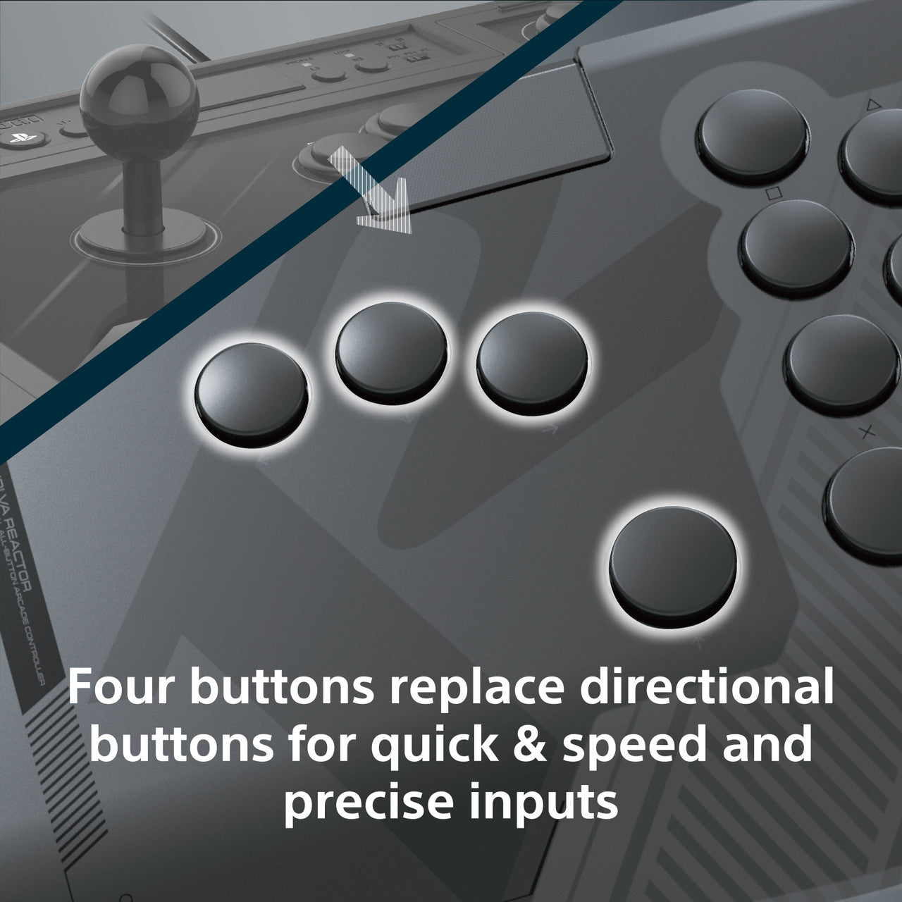 Hori Nolva Reactor Mechanical All-Button Arcade Controller