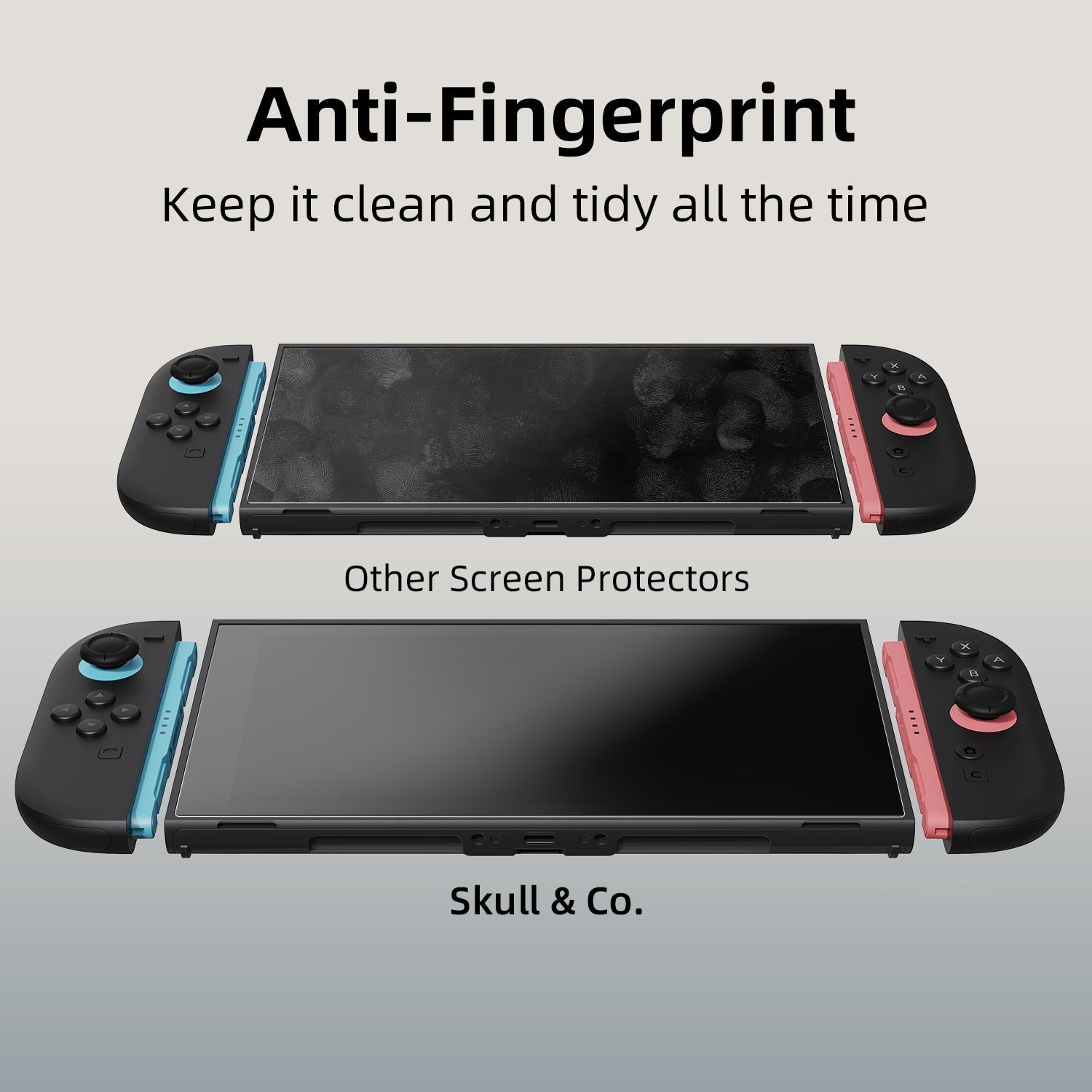 Skull & Co. Tempered Glass Screen Protector 9H Hardness / 0.26mm Ultra Thin HD Clarity with EZ-Align