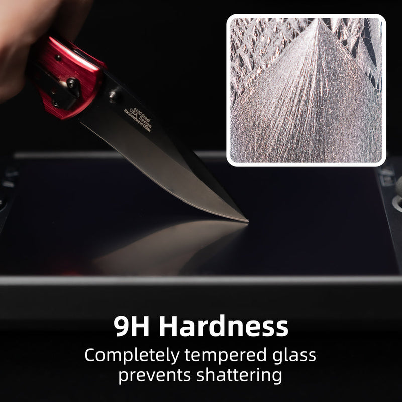 Skull & Co. Tempered Glass Screen Protector 9H Hardness / 2.5D Curved Edge Anti-Glare Matte Finish with Positioner for ROG Ally X (ALSP2-P-M)