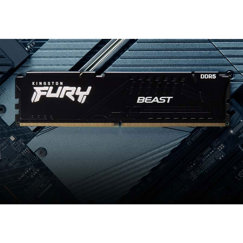 Kingston Fury Beast 32GB DDR5 5600MT/s CL40-40-40 1.25V XMP Desktop Memory