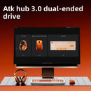 ATK Blazing Sky Z1 Ultimate 2.0 Ultra-Lightweight Wireless Mouse (Orange)
