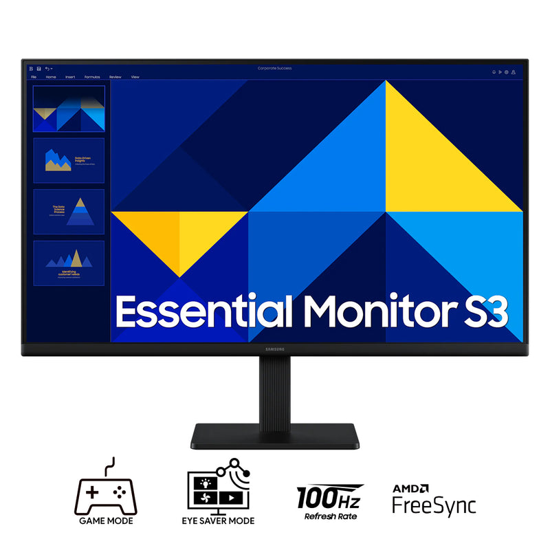 Samsung S3 LS27D300GAEXXP 27" FHD (1920x1080) 100Hz 5ms GTG IPS Gaming Monitor