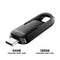 Sandisk Ultra Slider USB Type-C 300MB/S USB 3.2 Gen 1 Flash Drive