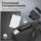 Promate Satchel-MB SleekComfort 15.6" Laptop Messenger Bag with Multiple Compartments