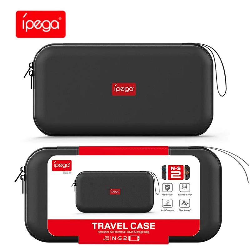 Ipega EVA Hardshell Travel Case for Nintendo Switch 2 (Black)