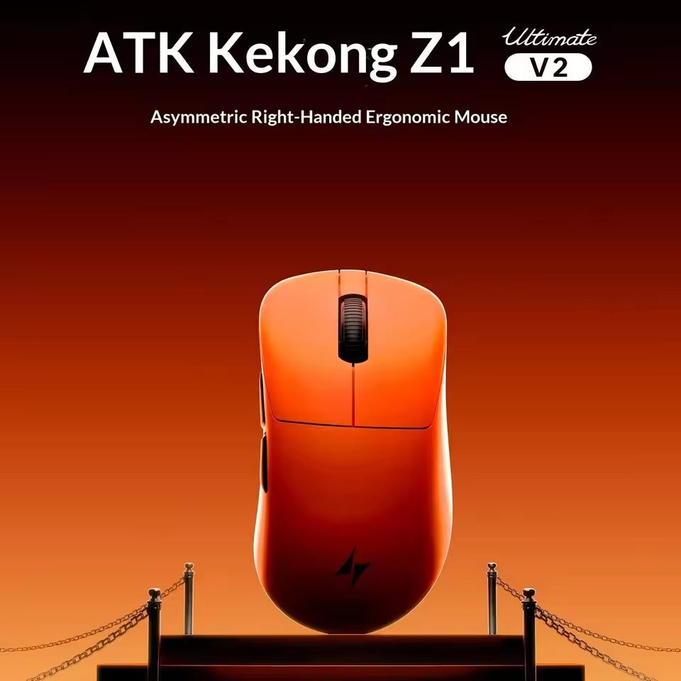 ATK Blazing Sky Z1 Ultimate 2.0 Ultra-Lightweight Wireless Mouse (Orange)

