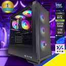 Sigma Airone 300 Black Desktop Gaming PC | Intel Ultra 5 225F | 32GB RAM | 1TB SSD | RTX 5060 TI | Windows 11 Pro