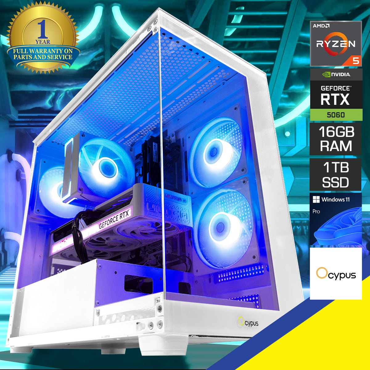 Sigma C52 White Desktop Gaming PC