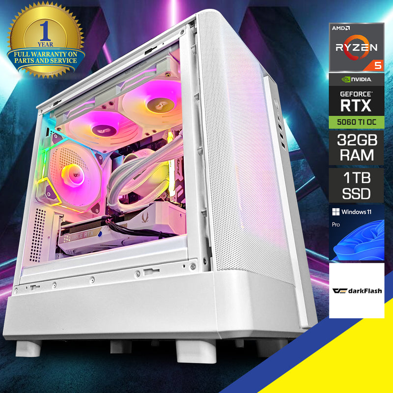 Sigma DB330M Mesh White Desktop Gaming PC | DataBlitz