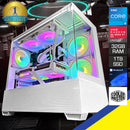 Sigma Elite 490 White Desktop Gaming PC | DataBlitz
