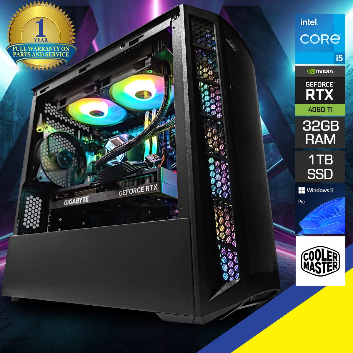 Sigma Masterbox MB320L Black Desktop Gaming PC | DataBlitz