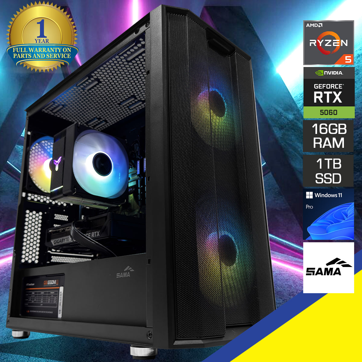 Sigma S30 Black Desktop Gaming PC
