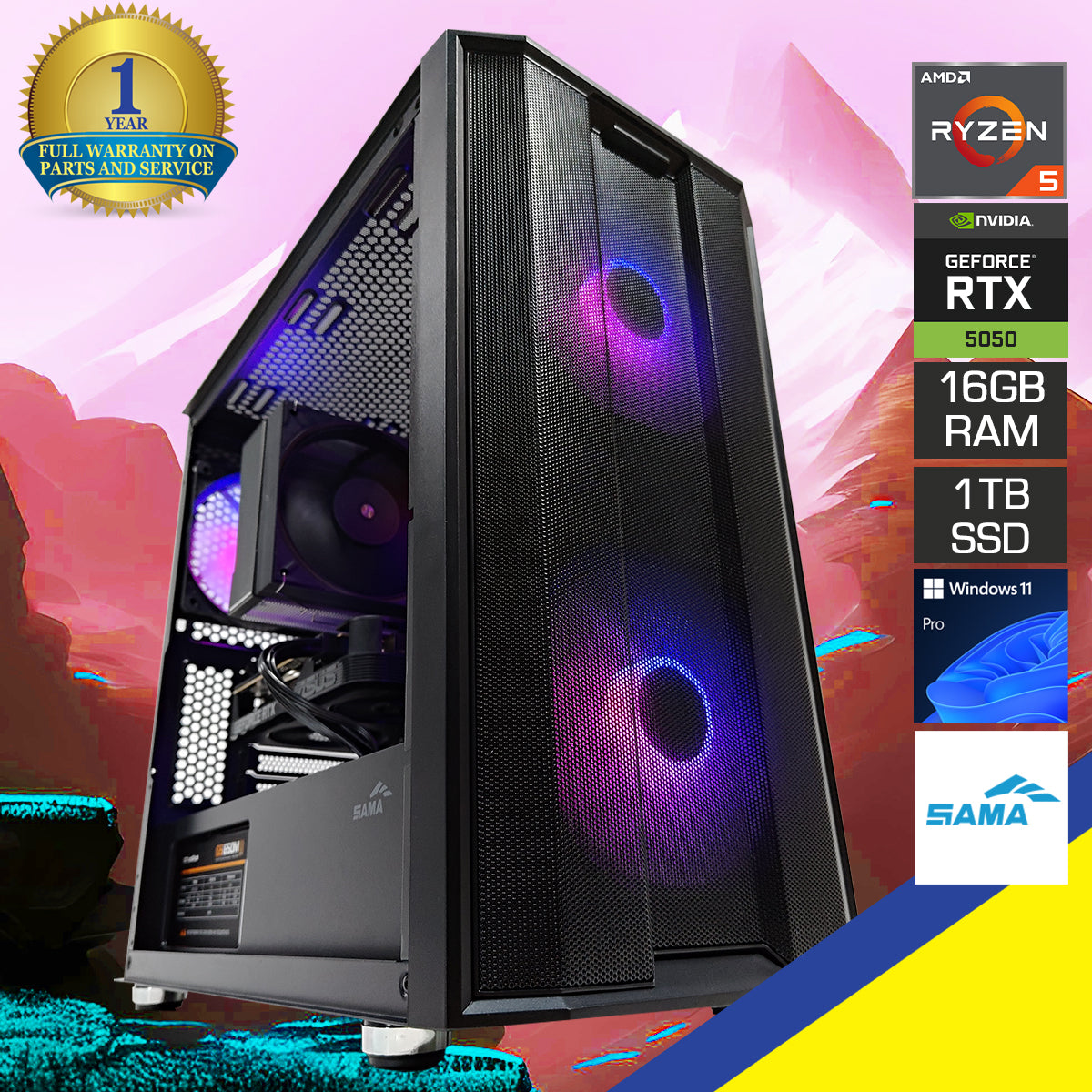 Sigma S30 Black Desktop Gaming PC
