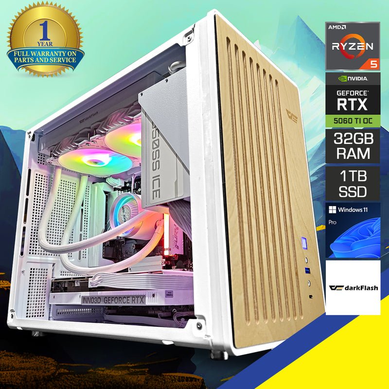 Sigma WD200 White Desktop Gaming PC | DataBlitz