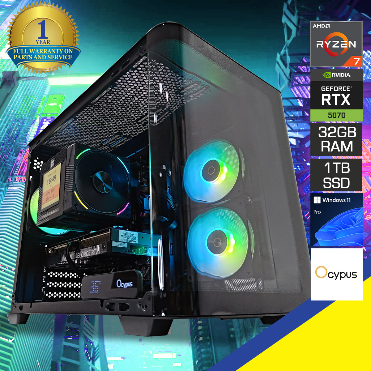 Sophos C50 Curve Black  Desktop Gaming PC | DataBlitz