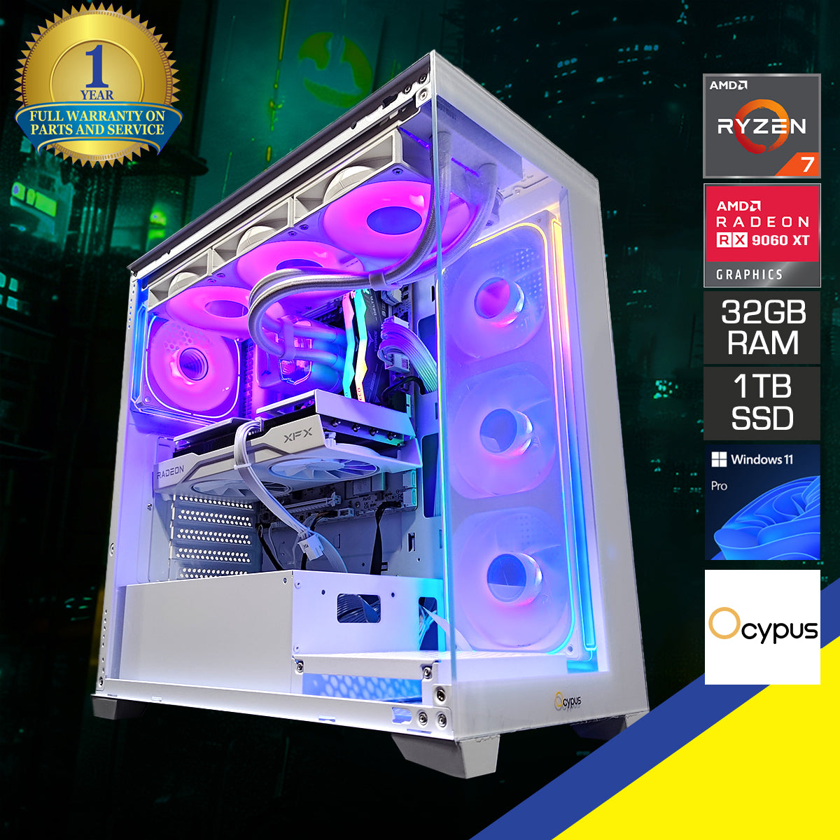 Sophos C72 White Desktop Gaming PC | DataBlitz