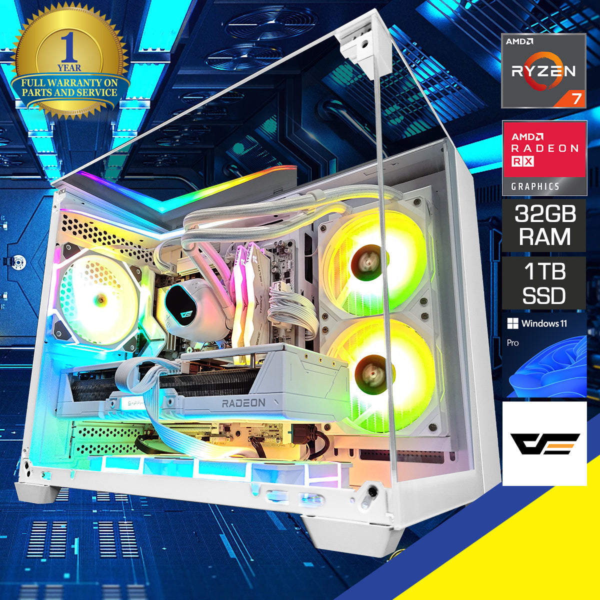 Sophos TH285 White Desktop Gaming PC