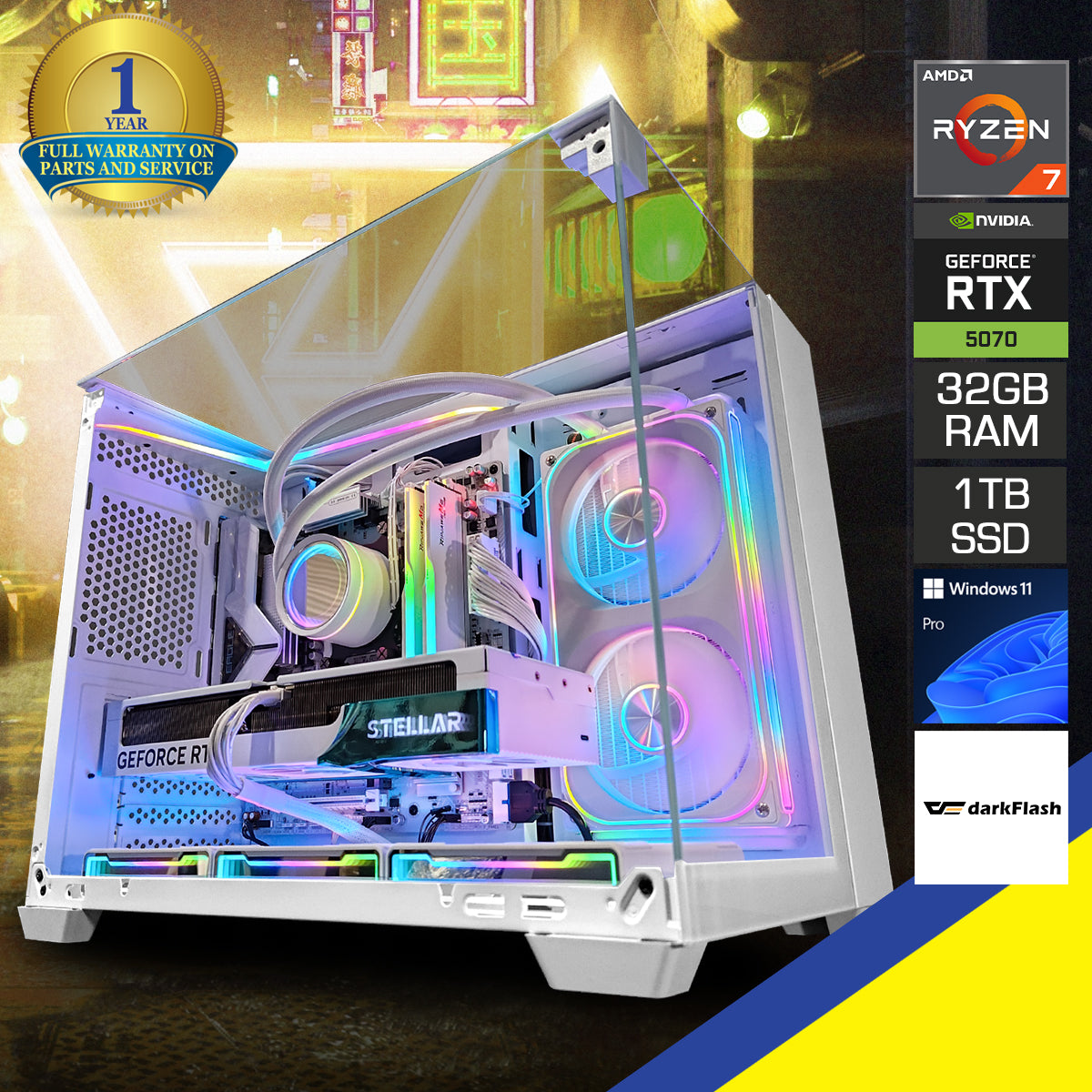 Sophos TH285 White Desktop Gaming PC | DataBlitz