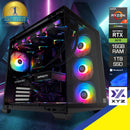 Sophos Tesseract X Black Desktop Gaming PC