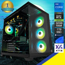 Sophos Tesseract X 50 Black Desktop Gaming PC