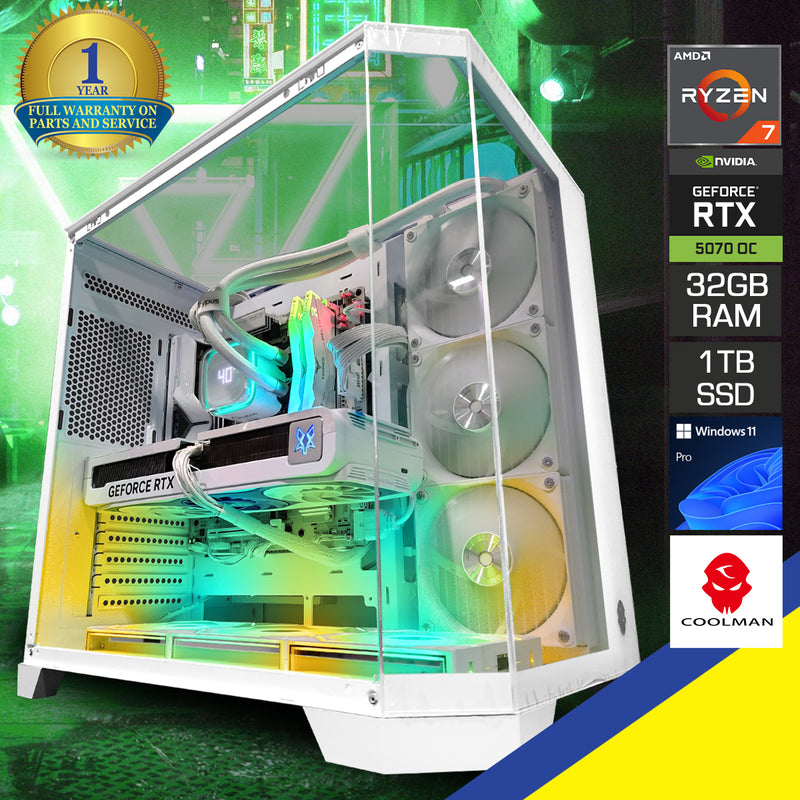 Sophos Zentra White Desktop Gaming PC | DataBlitz