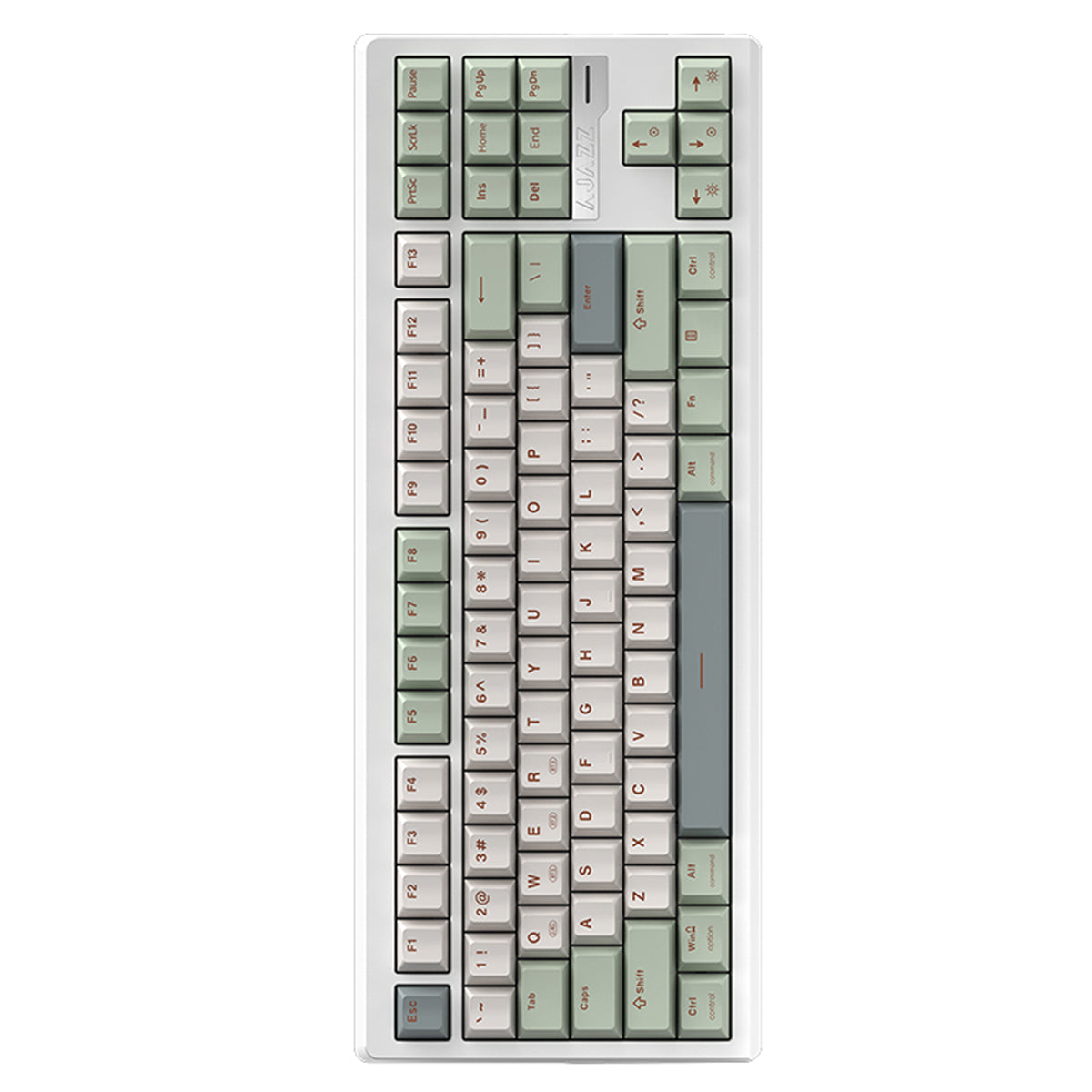 Ajazz QS87 RGB Tri-Mode 87-Keys Aluminum CNC Case Gasket-Mounted Hot-Swappable Mechanical Keyboard