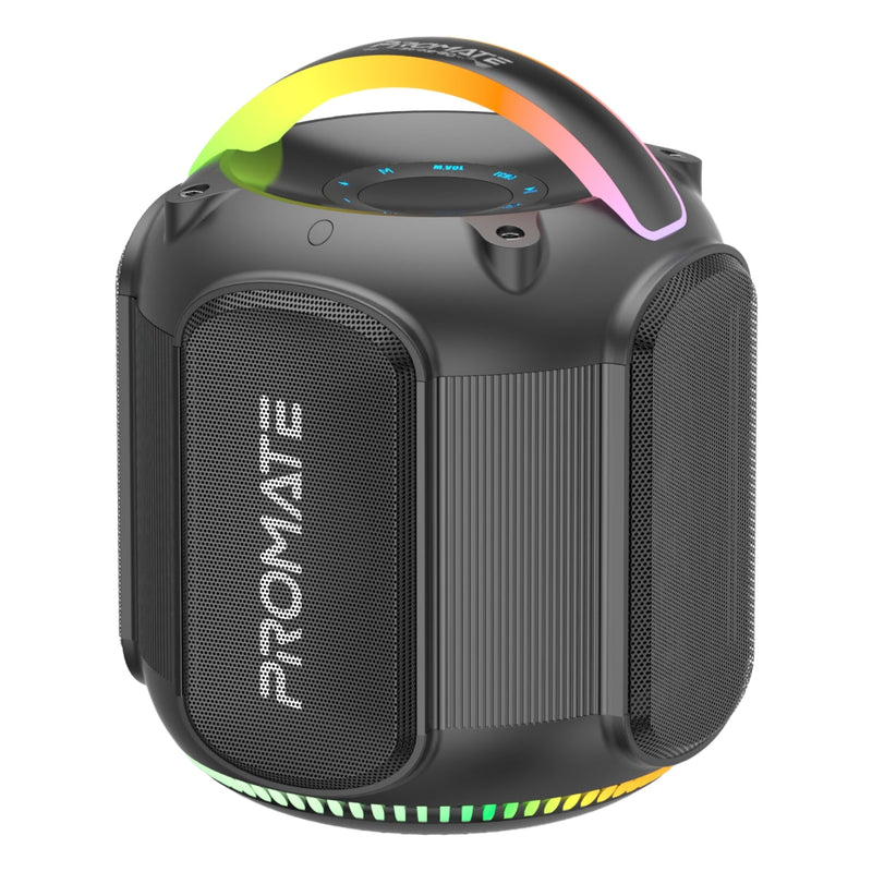 Promate Strike-80 Dynamic RGB Bluetooth v5.3 True Wireless 80W Speaker