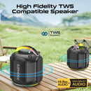 Promate Strike-80 Dynamic RGB Bluetooth v5.3 True Wireless 80W Speaker